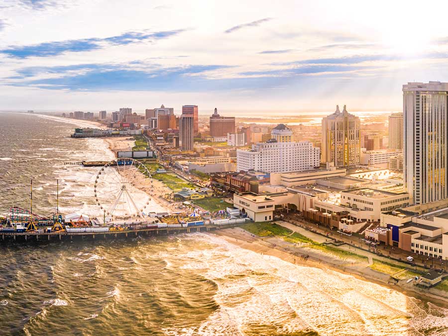 Steel Pier in Atlantic City, USA