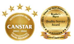 Award-winning travel insurance