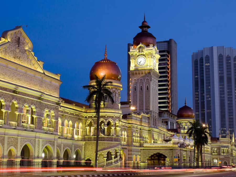 The Sultan Abdul Samad Building in Merdeka Square located in Kuala Lumpur, Malaysia