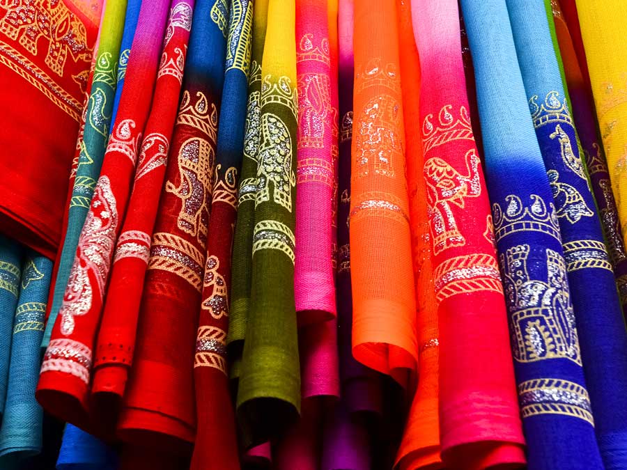 Colourful Saris