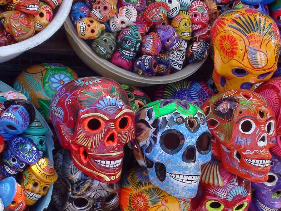 Day of the death masks