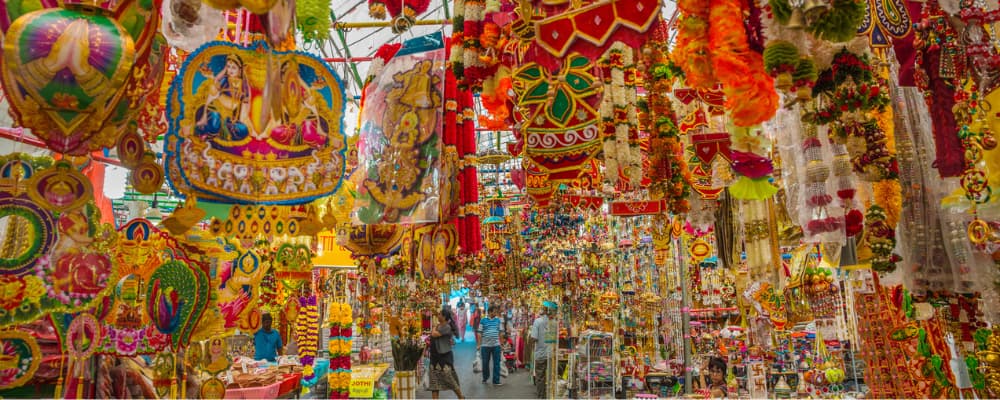 Market in Little India, Singapore