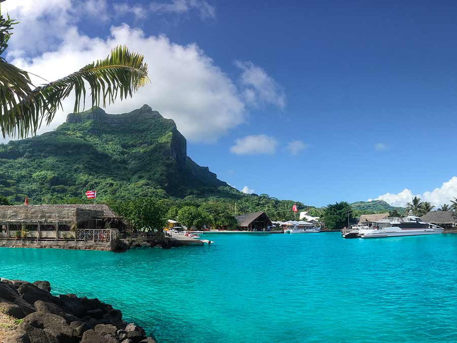Vaitape Harbor, Bora Bora, Tahiti